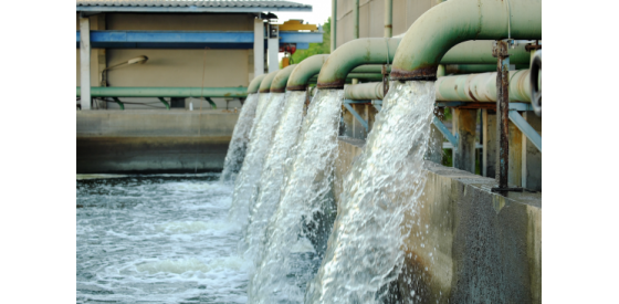 Iron can leach from water pipes into drinking water water treatment center with pipes and water