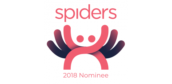 Hooray! We've been shortlisted for the Spiders X Awards 2018!